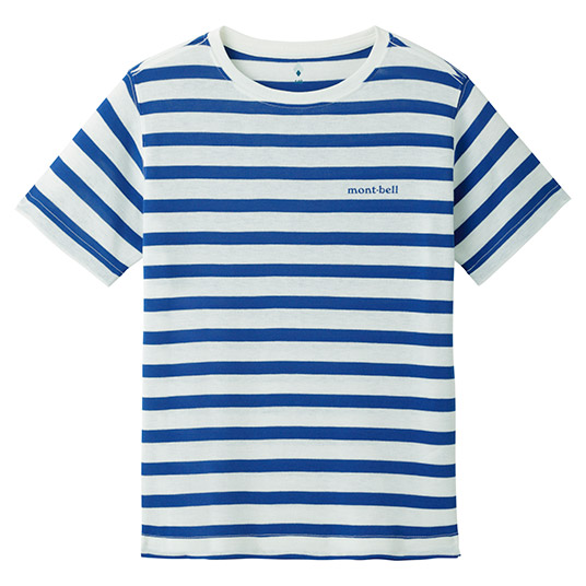 WIC.ボーダーT Kid's 140-160 ライトブルー