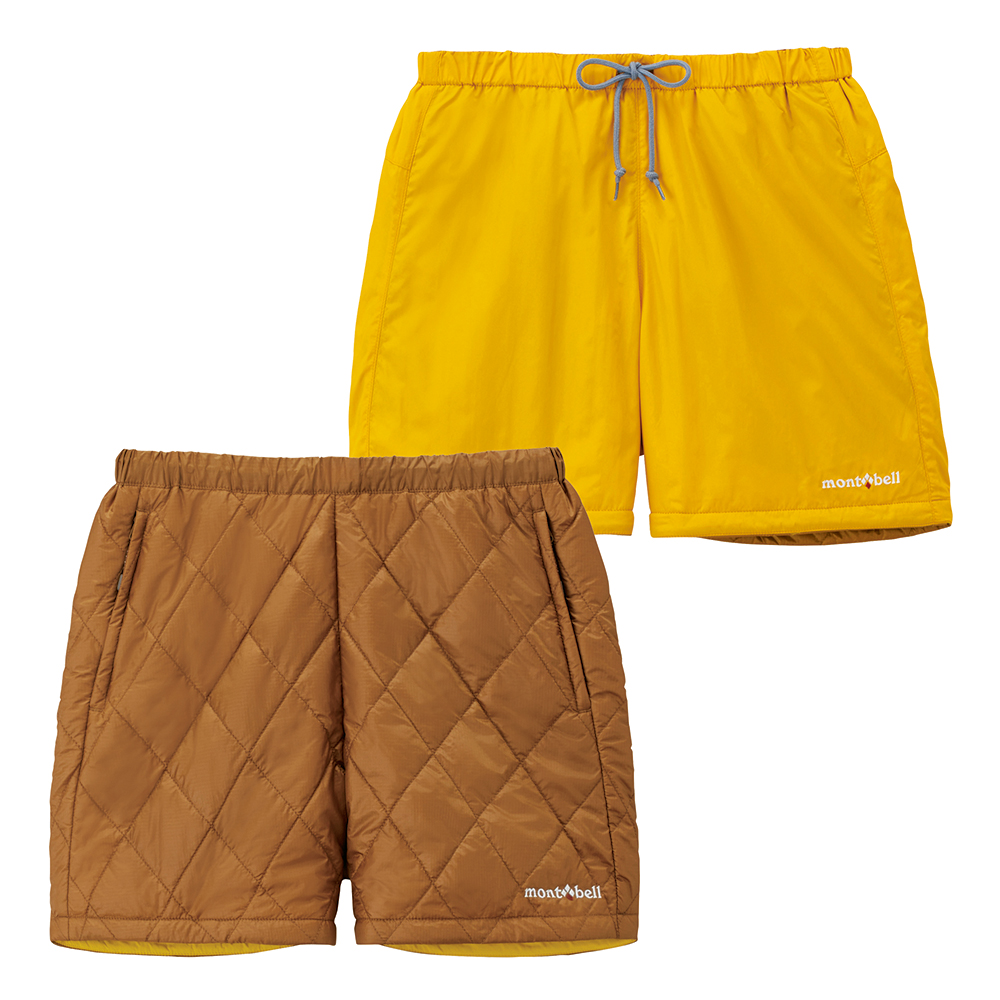 サーマラップショーツ Women's コーヒー×クロムイエロー