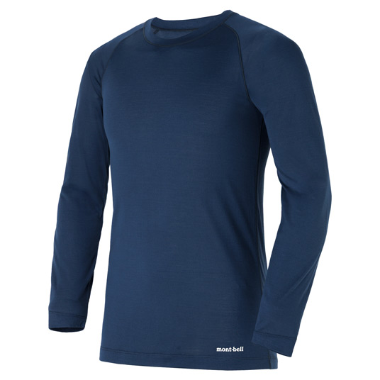 スペリオシルク ラウンドネックシャツ Men's ネイビー