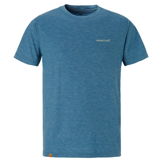メリノウールプラスライトT Men's ブルー1