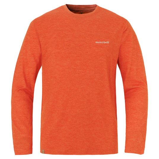 メリノウールプラス ライト ロングスリーブT Men's オレンジ