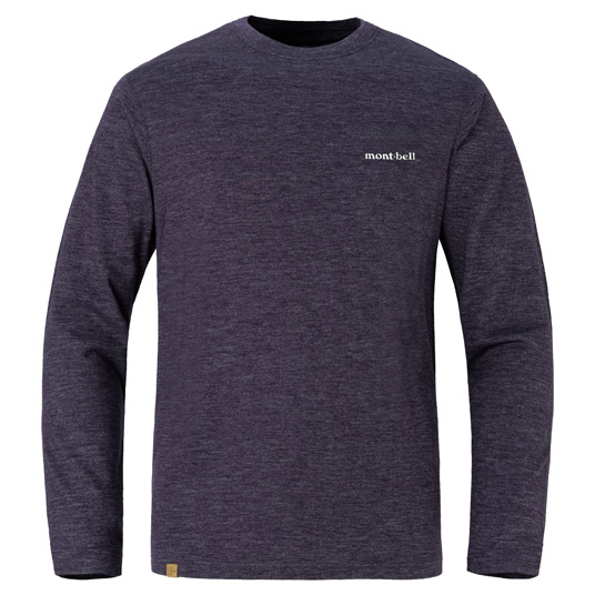 メリノウールプラス ライト ロングスリーブT Men's パープル