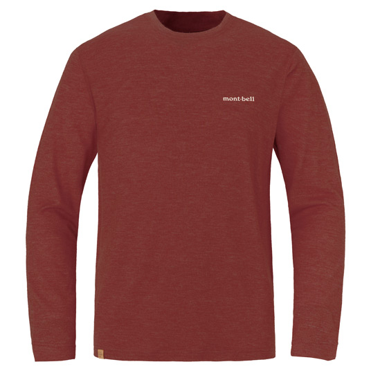 メリノウールプラス ライト ロングスリーブT Men's ﾜｲﾝﾚｯﾄﾞ1