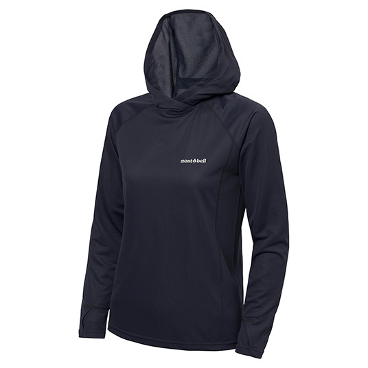 クール フードシャツ Women's ネイビー