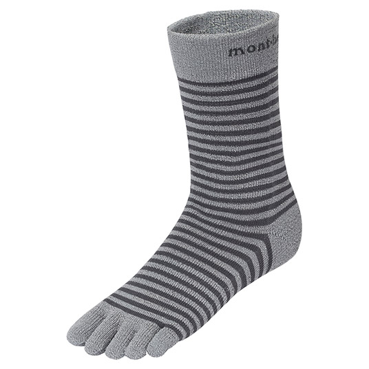 KAMICOトラベル 5トゥソックス Men's ライトグレー