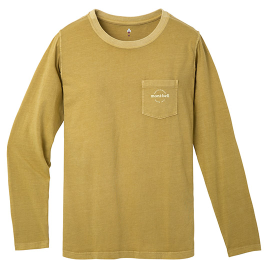 ウォッシュアウト コットン ロングスリーブT Women's イエロー