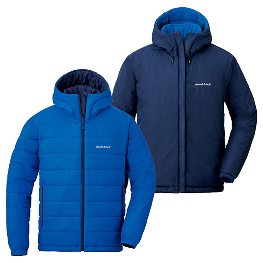 US サーマランド パーカ Men's ライトブルー×インディゴ