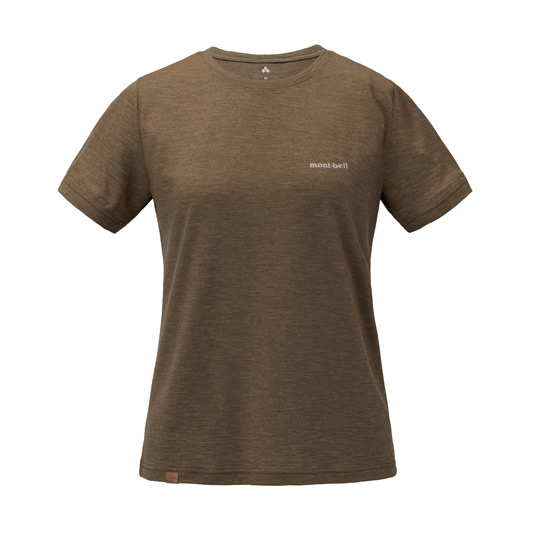 US メリノウールプラスライトT Women's カーキ