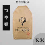 令和7年産　氷河米「つや姫」玄米10kg