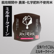 栽培期間中 農薬・化学肥料不使用「ミルキークイーン」玄米パックごはん（6個）