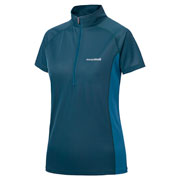 クール ショートスリーブジップシャツ Women's