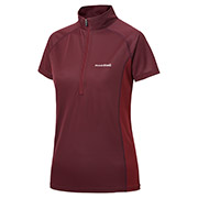 クール ショートスリーブジップシャツ Women's